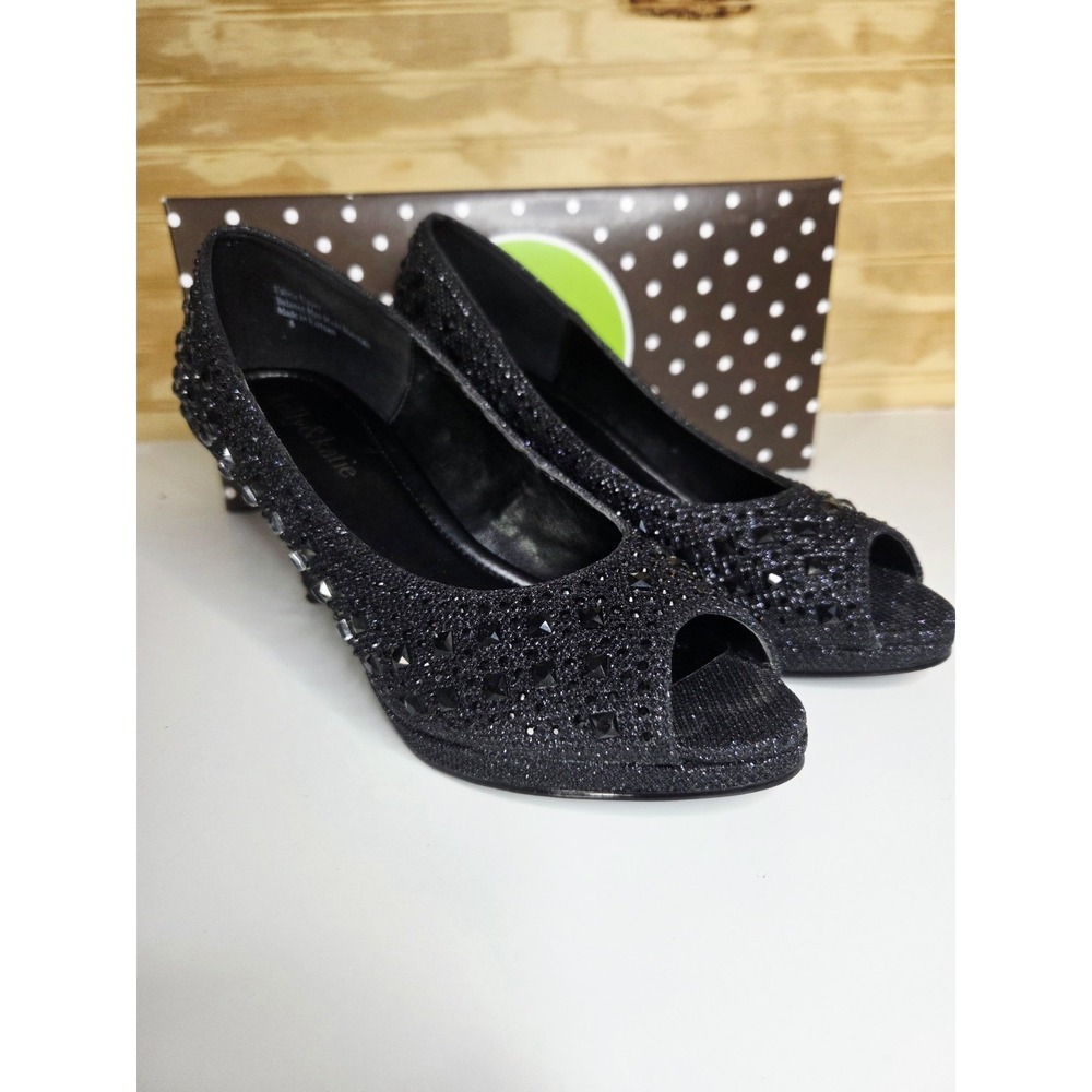 Kelly & Katie Women's‎ Black Heel Size 6 Shimmer Prom Dressy Formal